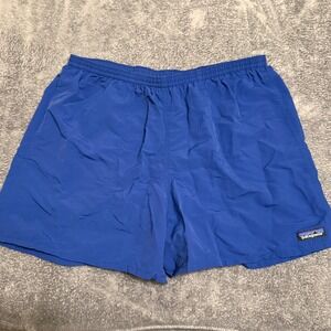 Patagonia Blue Nylon Elastic Waist Men's Shorts Size XL